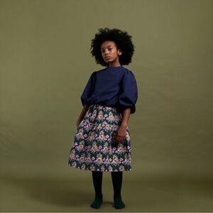 The Middle Daughter | Quilted Cropped Pullover (9-10 yrs) 💙